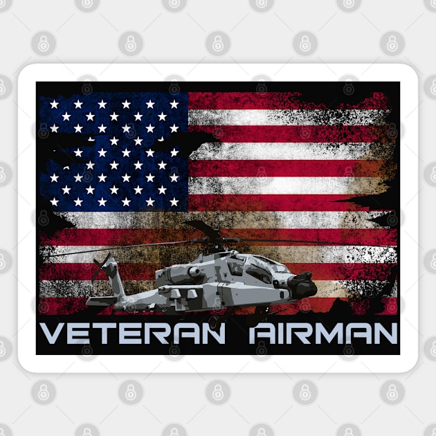 USAF VETERAN AIRMAN Magnet by TWOintoA